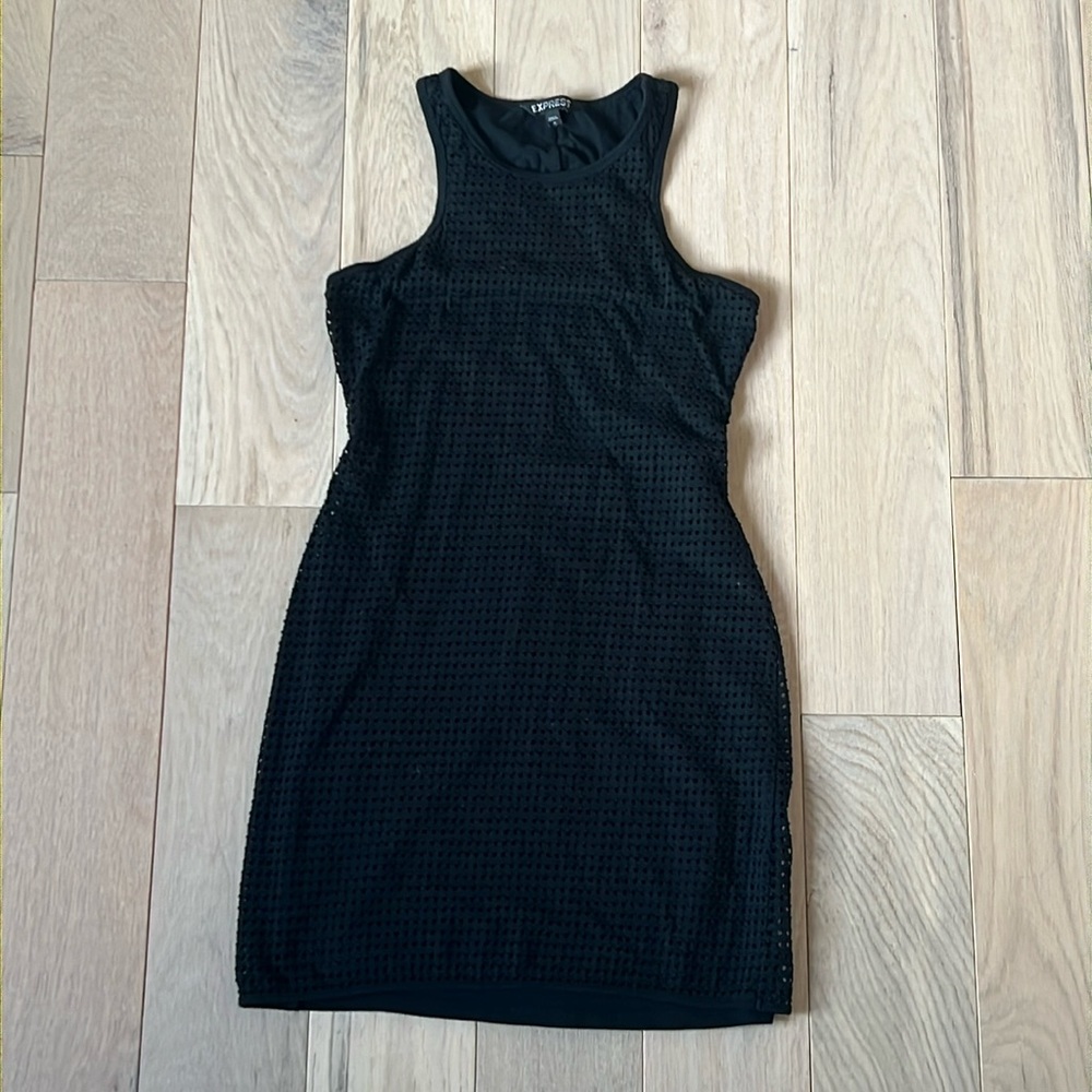 Express black sleeveless dress size medium